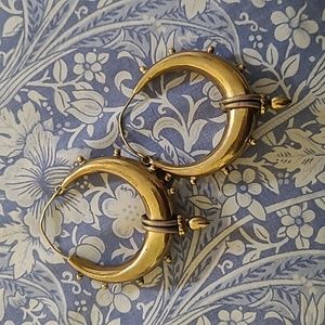 Vintage Brass Hoops from India